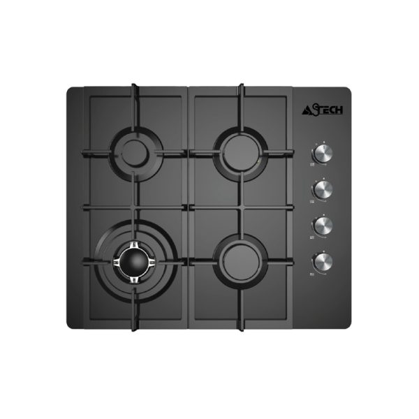 PLAQUE DE CUISSON ASTECH PL67GZ-60NO-MA 4FEUX GAZ