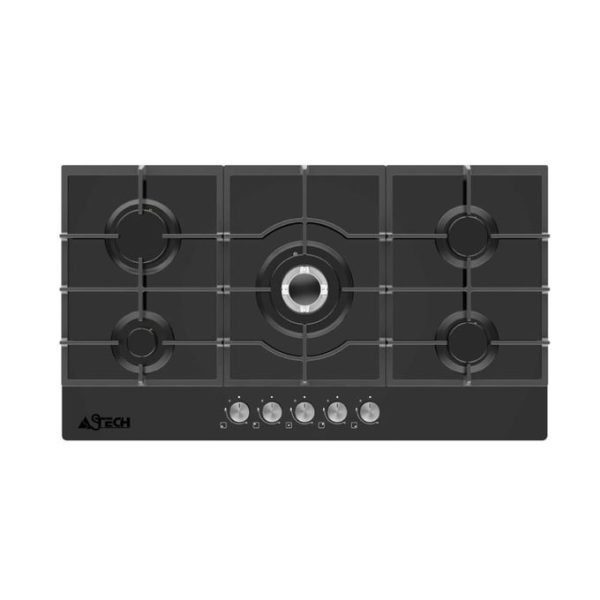 PLAQUE DE CUISSON ASTECH PL91CZ-90NO-MA 5FEUX GAZ