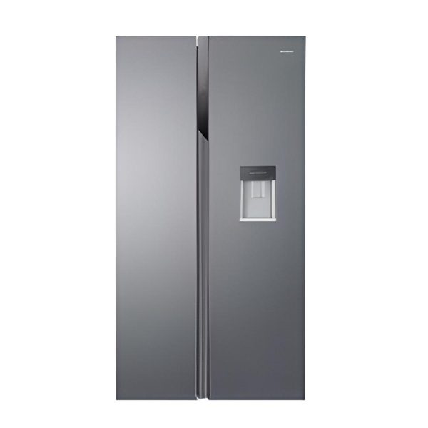 REFRIGERATEUR HAIER SIDE BY SIDE GRIS HSR3918EWPG