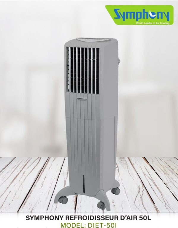 VENTILATEUR SYMPHONY A EAU HUMIDICATEUR