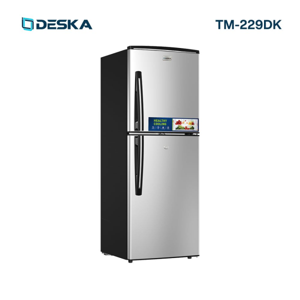 REFRIGERATEUR DESKA 2PORTES GRIS TM229DK