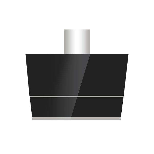 HOTTE DE CUISINE TECHNOLUX VERRE NOIR TEC60BG