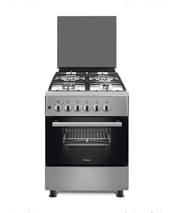 CUISINIERE FERRE 4FEUX INOX F6S40G2