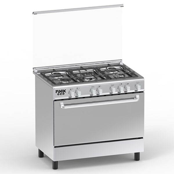 CUISINIERE FINIX 5FEUX INOX G95NDM (62V12T2G1X)