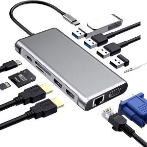 ADAPTER TYPE-C TO HDMI 12 IN 1 / RS-TCHD12IN1