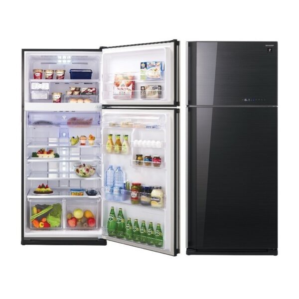 REFRIGERATEUR SHARP 2PORTES NOFROST NOIR SJ48 C / SJPC48A