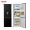 REFRIGERATEUR SHARP COMBINE 3TIROIRS NOIR SJBG415D
