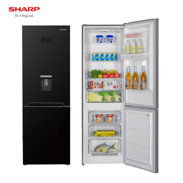 REFRIGERATEUR SHARP COMBINE 3TIROIRS NOIR SJBG415D