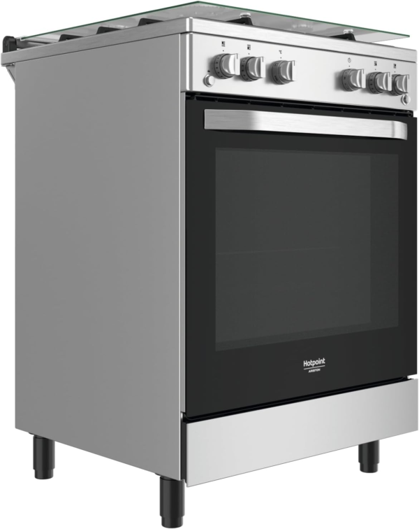 CUISINIERE HOTPOINT 4FEUX A GAZ 60X60